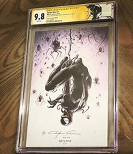 SPIDER-MAN 1 NYCC VARIANT CGC 9.8 SS SIGNED PAINTED QUOTED CLAYTON CRAIN VENOM🔥