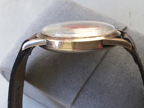 Vintage 9K 375 Gold Bernex Men's Manual Wind Watch 9K Solid Gold Swiss Made - Picture 8 of 22