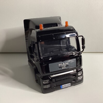 S053 - MAN TGA 18.540 - SIKU - D26 - Schwarz Lackiert - Aufsatz