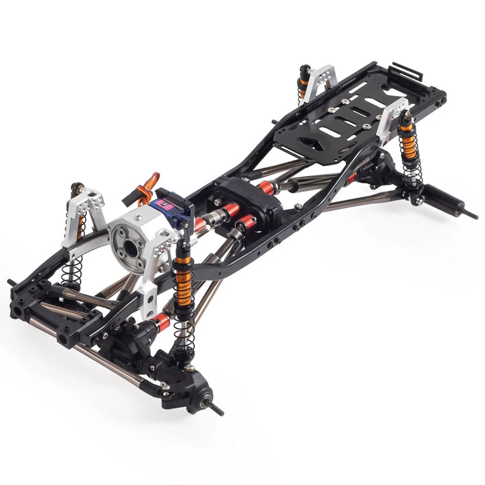 313mm Wheelbase Chassis Frame & 2-Speed Transmission For RC Axial SCX10 II 1/10 - Image 2 of 4