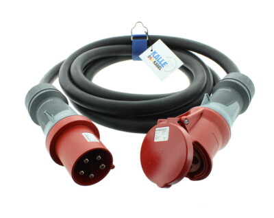 CEE-Verlängerungskabel Gummi H07RN-F 5G 400V 63A IP44/67 KALLE DAS KABEL