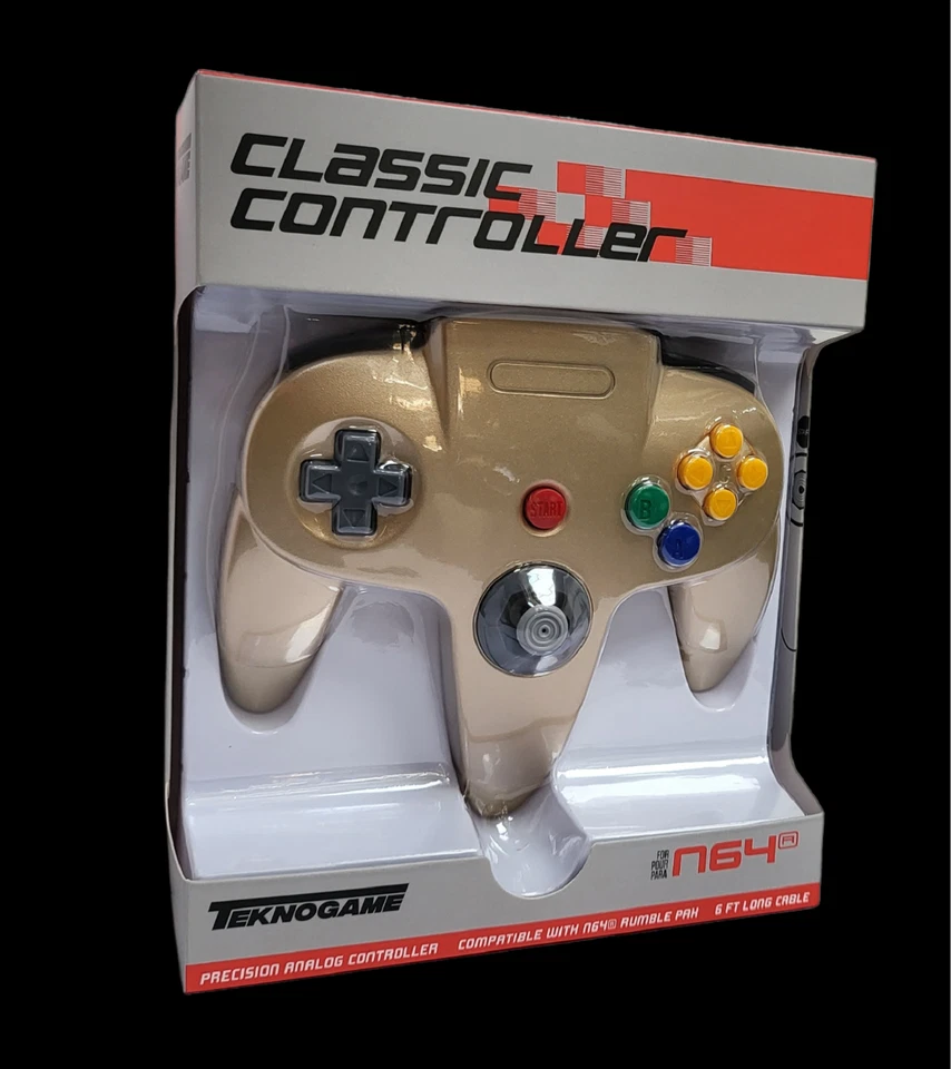 New Wired Controller Joystick Compatible With Nintendo 64 N64 Video Game Console - Image 4 of 4