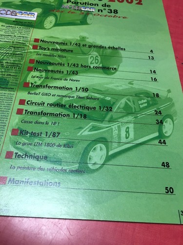 Modelcar magazine N° 37 2002 automobile miniature maquette modélisme - Photo 2/11
