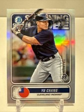 Yu Chang 2020 Bowman Chrome Spanning the Globe #STG-YC Refractor Indians