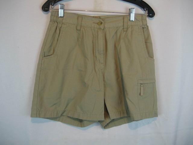 womens khaki golf shorts