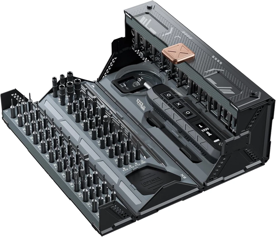 Cordless 180PC Mini Power Precision Screwdriver Electric Repair Tool Kit Set - Image 3 of 4