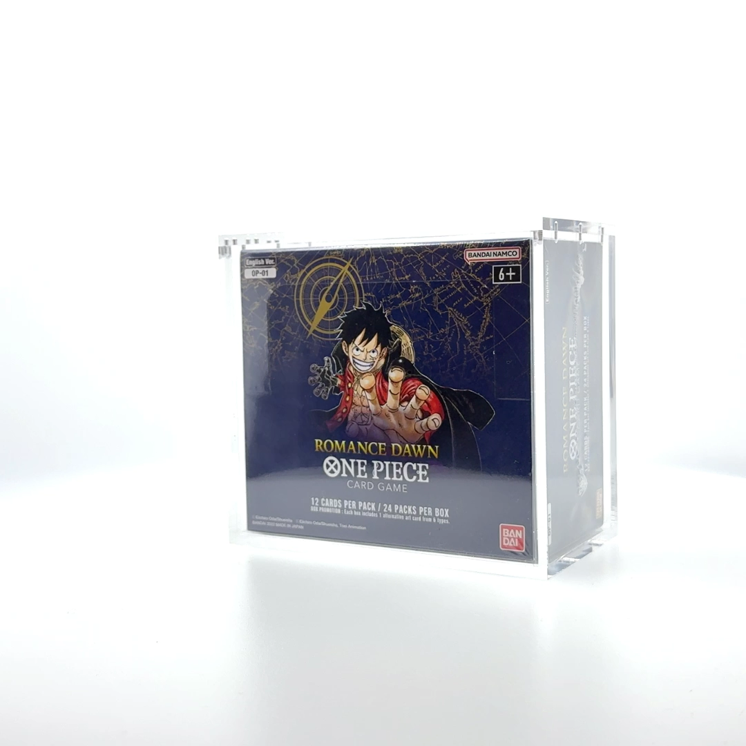 One Piece OP-01 Blue Bottom Booster Box Acrylic Case With Magnetic