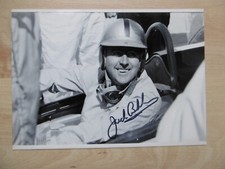 Jack Brabham autograph signed 13x18 cm picture B/W