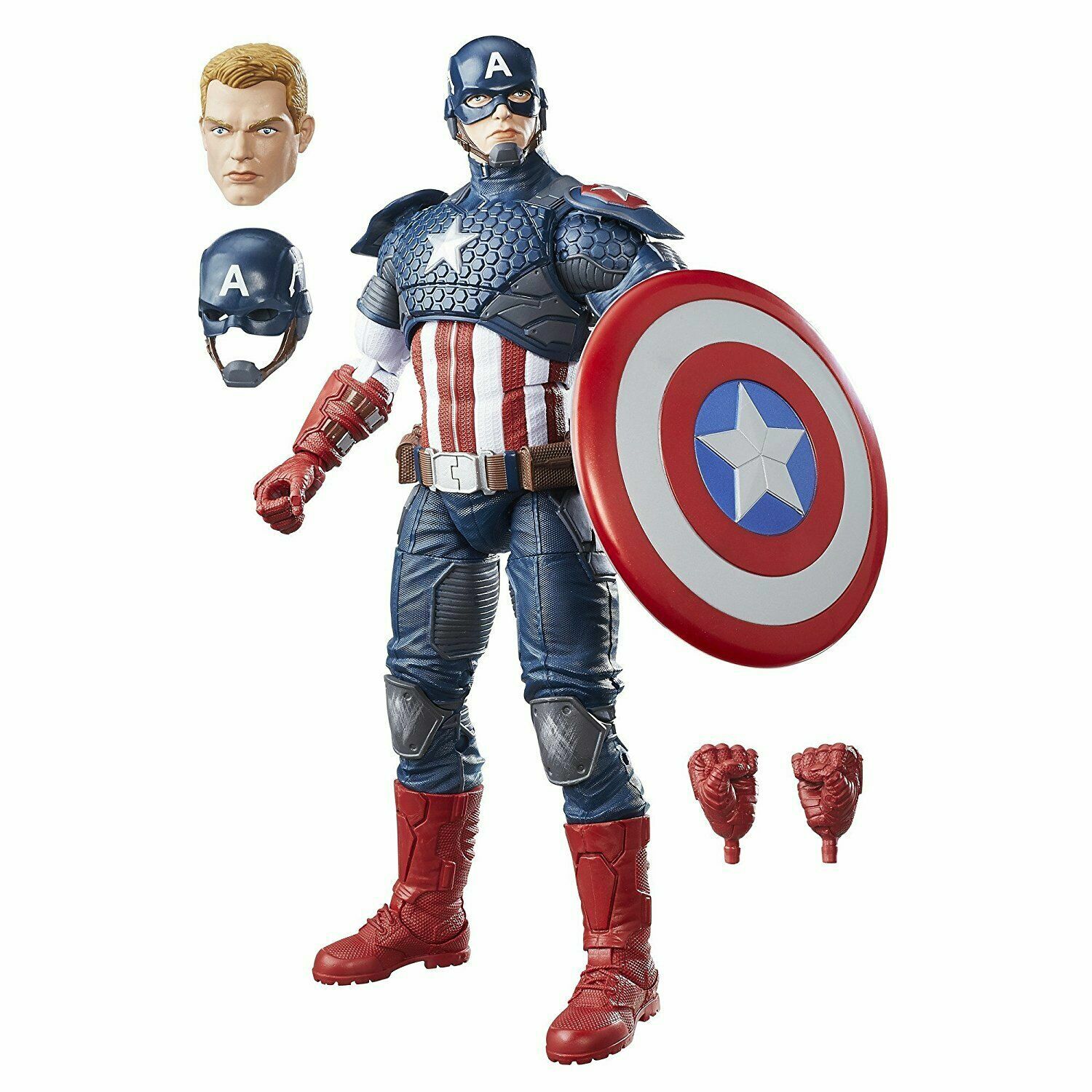 Figurine Captain America Avengers Marvel Legends Hasbro - 15 cm de Collection Neuve