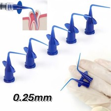 Dental Disposable Syringe Tips Oral Root Canal Endo Irrigation Needle Tip 0.25mm