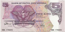 Papua-Neuguinea - Banknote Von 5 Kina 1981 TTB + !