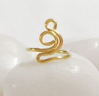 Metal 14k Yellow Gold Plated Silver Women's Jewelry Attractive Toe Ring Solid
