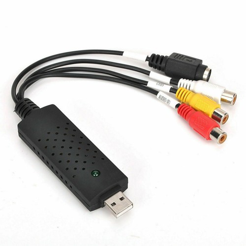 USB 2.0 Audio Video Capture Card Converter PC Adapter TV DVD VHS Window 7 8 10 - Picture 5 of 11