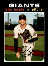 2020 Topps Heritage Tyler Beede #612 San Francisco Giants