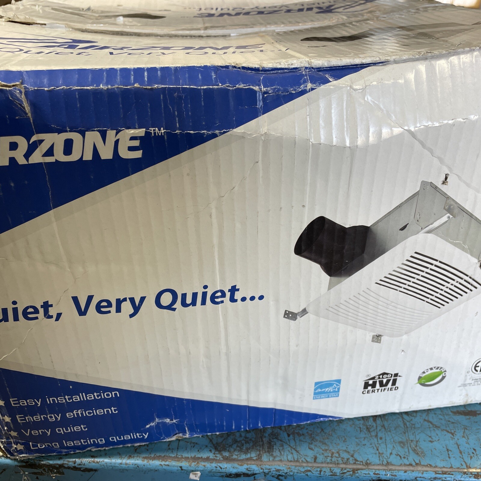AirZone Fans SE90 Bath Exhaust Fan with Ultra Quiet AC Fan Motor, 90 ...