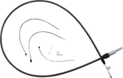 Quick Connect Braided Upper Clutch Cable Black Pearl 38in Road Glide ST 22-23