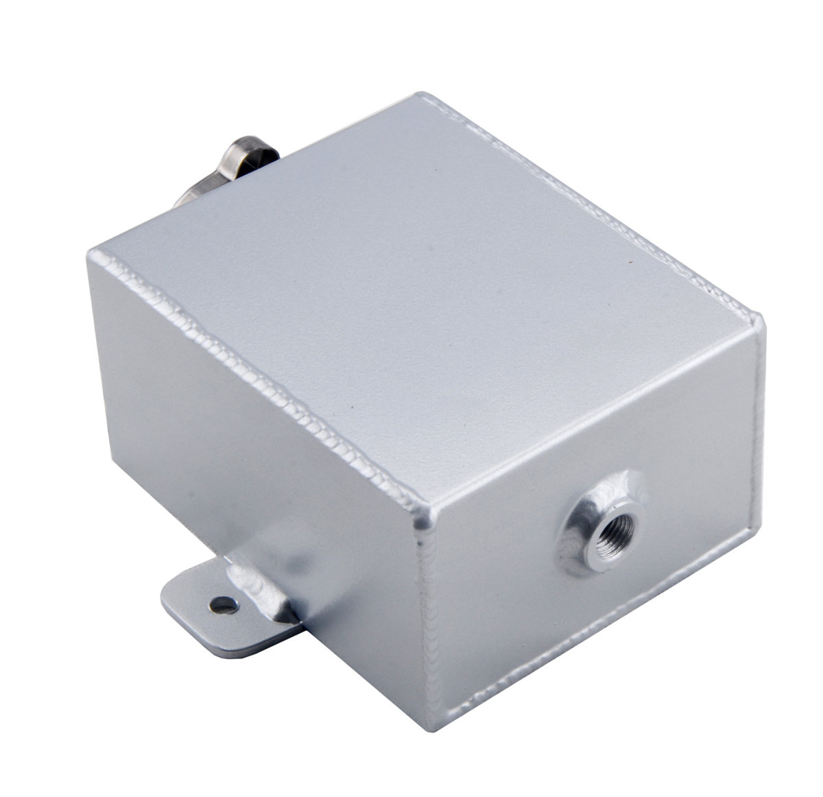 Aluminum Water Coolant Bottle Header Overflow Universal Expansion Tank &Cap 1.2L