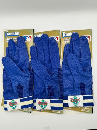 Franklin Diamant Schlaghandschuh einfarbig blau Vintage NEU kleine rechte Hand (Schälen) - Bild 4 von 4