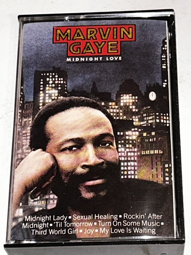 Marvin Gaye Midnight Love R&b Music Cassette 1G44 - Picture 3 of 4