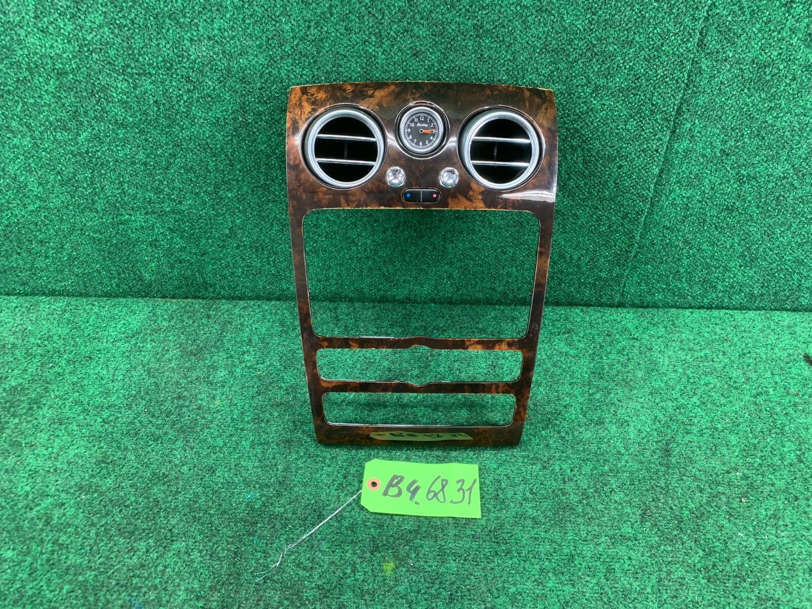 🛑 03-12 Bentley Continental GTC GT Center Dashboard Instrument Panel Wood OEM