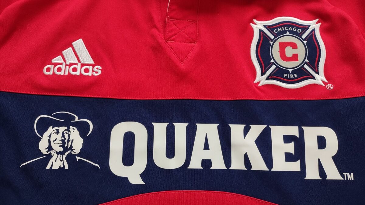 VINTAGE ADIDAS CLIMACOOL CHICAGO FIRE F.C SOCCER GAME JERSEY VINTAGE ADIDAS CLIMACOOL CHICAGO FIRE F.C SOCCER GAME JERSEY
