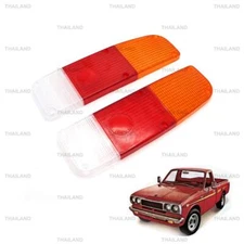 Set Rear Tail Lamp Light Lens For Toyota Hilux RN20 RN25 Pickup 1976 - 1978