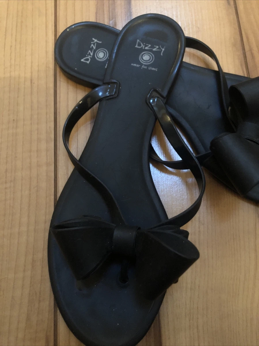 Dizzy jelly sandals sales