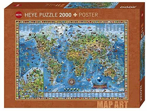 完璧すぎて可愛げがない World Amazing Art Map Heye 2000 eBay | Puzzle Piece ジグソーパズル