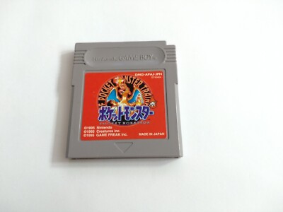 Lot 4 Nintendo Game Boy Pokemon Poketmonster Red Green Blue
