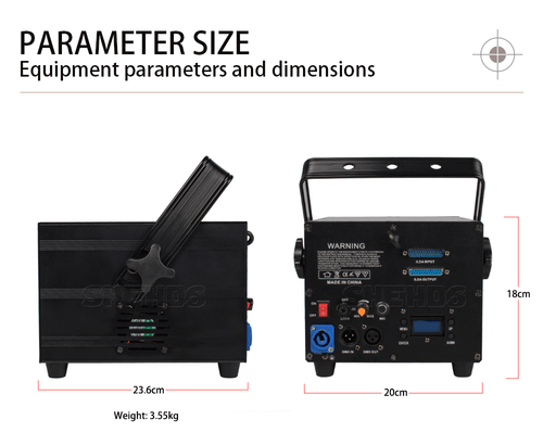 3W RGB Full Color Beam Laser Light Project 3d Animation Light For Bar DJ - Picture 12 of 15
