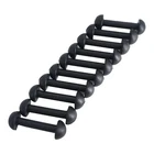 Set of 10 Black Rubber Leg Band Connectors Parts for MOTU Vintage Action Figures