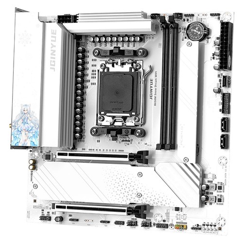B650M Snow Dream WIFI Motherboard AM5 DDR5 M-ATX | AMD Ryzen 7/8/9000 |WiFi 6E - Bild 11 von 11