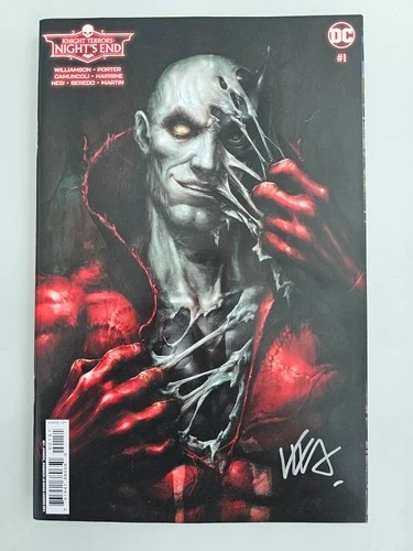 Knight Terrors Night's End #1 1:50 Variant Signed w/ COA by KENDRICK Kunkka LIM