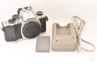 Olympus OM-D E-M10 Silver 16.1MP Mirrorless Digital Camera w/Battery, Charger