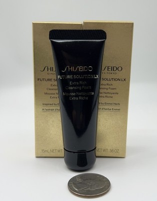 3 x Shiseido Future Solution LX Extra Rich Cleansing Foam 15ml Each Total 45ml