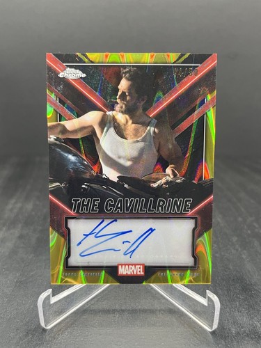 2025 Topps Chrome Deadpool Henry Cavill (Cavillrine) Auto Gold RayWave /50 TC-HC