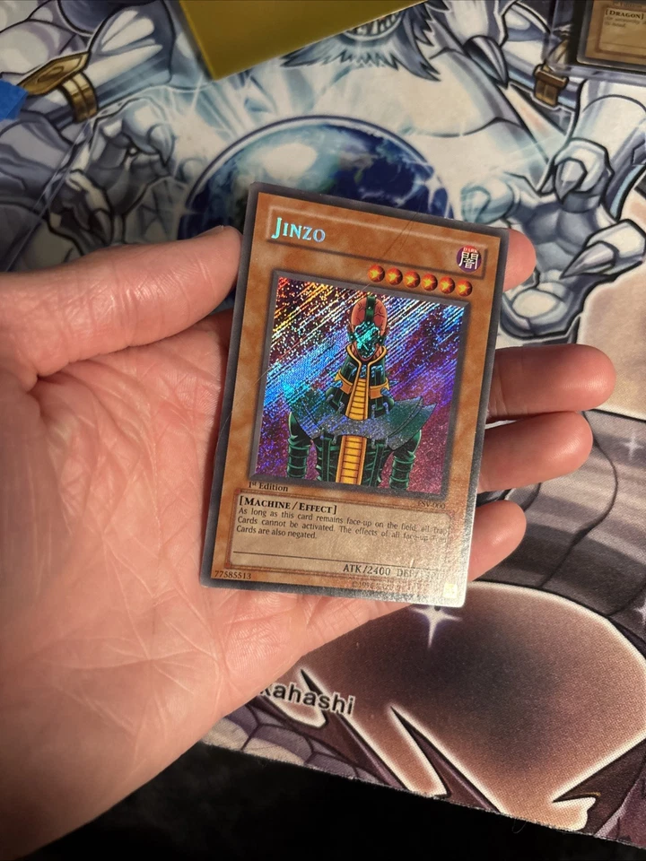 (73) Yu-Gi-Oh Jinzo PSV-000 Pharaoh's Servant 1st Edition MP/LP - Image 2 of 4