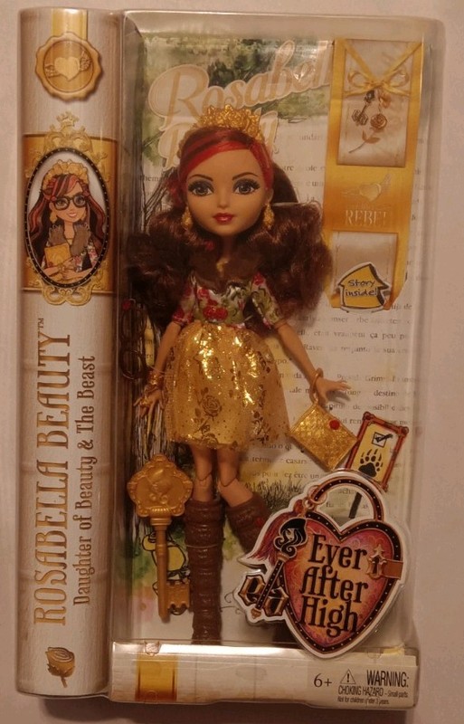 Mattel Ever After High Rosabella Beauty 11in Doll Removable Clothes + Acc CDH59