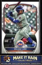 William Lugo 1st 2023 Bowman Prospects #BP-141 New York Mets