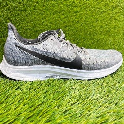 Nike Air Zoom Pegasus 36 Womens Size 9 Gray Black White Running Shoes Sneakers
