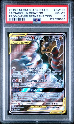 Garchomp & Giratina-GX graded PSA 8 for sale on eBay