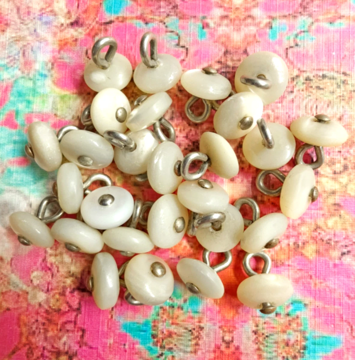 Mother of Pearl Round Antique Sewing Buttons for sale | eBay