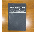 The Bruce Publishing Co. Triangulation Short-cut Layouts Hardcover Signed Book — photo 1