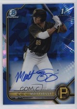 2022 Bowman Sapphire Chrome Prospects Matt Fraizer #BSPA-MF Auto 03j5