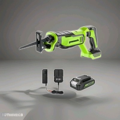 Greenworks 24-volt 7-Amp Variable Speed Brushless Cordless Reciprocating Saw NEW