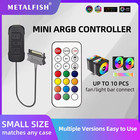 MINI ARGB Controller 5V3PIN to SATA Light Regulator with Remote For PC case fans