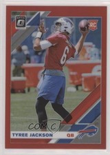 2019 Panini Donruss Optic Rookies Red Prizm 52/99 Tyree Jackson #133 7m3