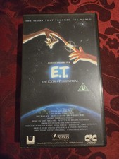 E.T. The Extra Terrestrial VHS 1982 Video Steven Spielberg Vintage