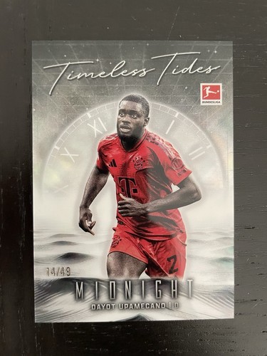 Topps Midnight Bundesliga 2024/25 Dayot Upamecano Bayern Timeless Tides /49