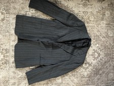 Christian Dior Monsieur Men  s Gray Pinstripe Jacket